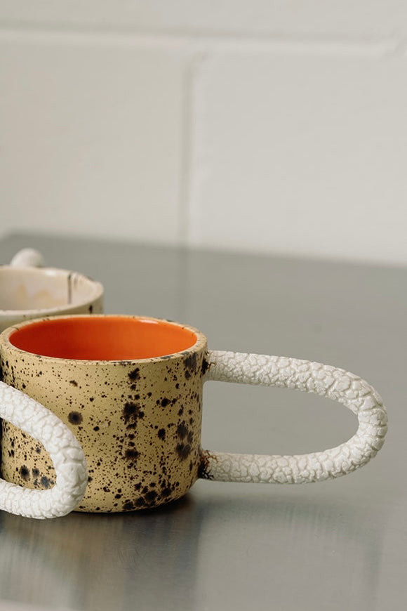 SPECKLED MUGS