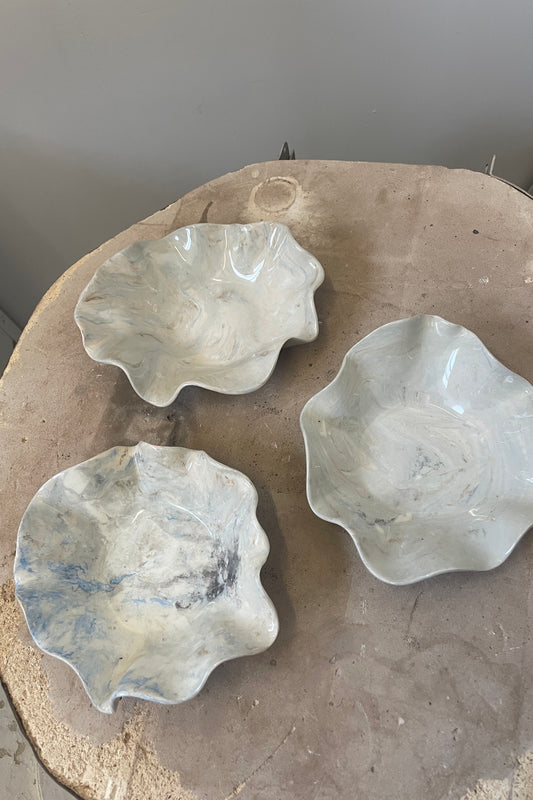 RECLAIMED CLAY OYSTER BOWL
