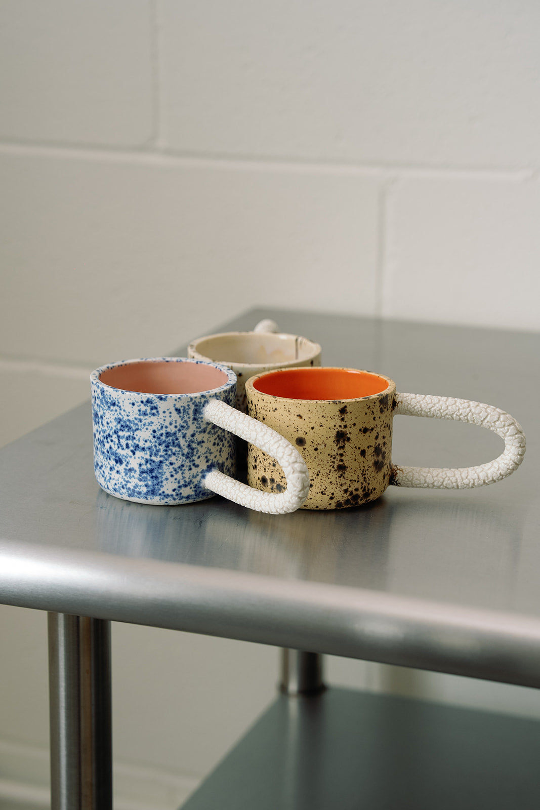 SPECKLED MUGS