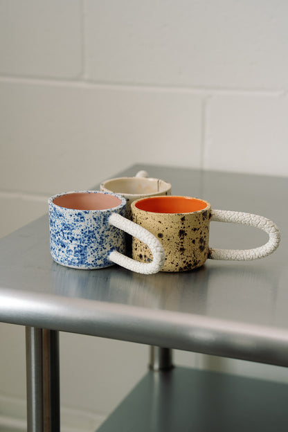 SPECKLED MUGS