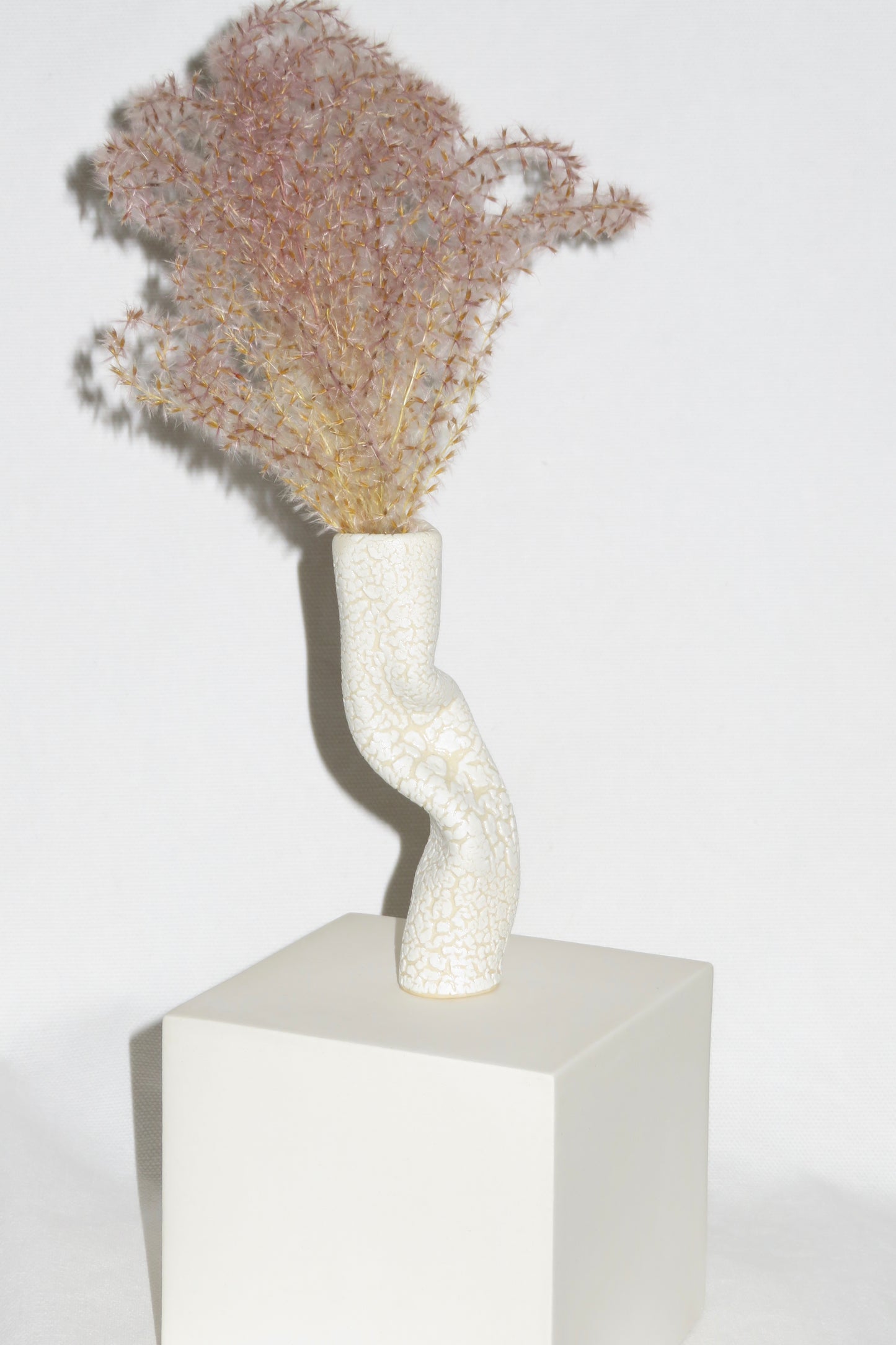 Mini Bud Vase White Snake