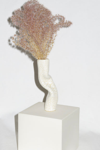 Mini Bud Vase White Snake
