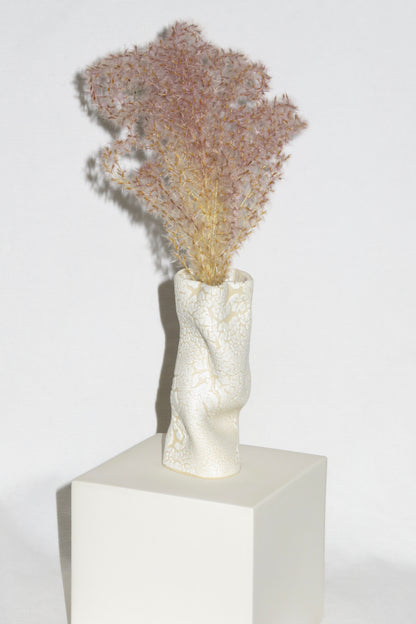 Mini Bud Vase White Snake