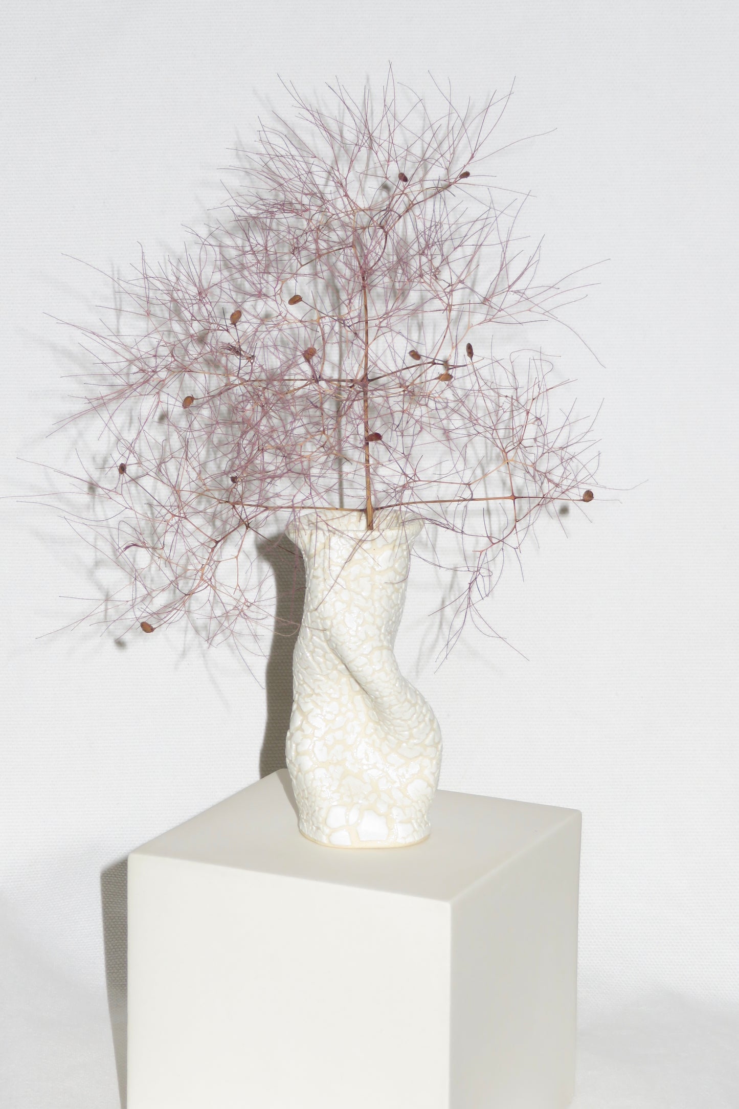 Mini Bud Vase White Snake