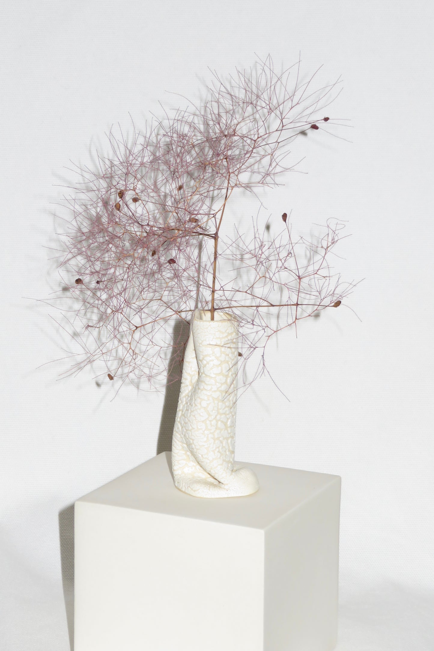 Mini Bud Vase White Snake