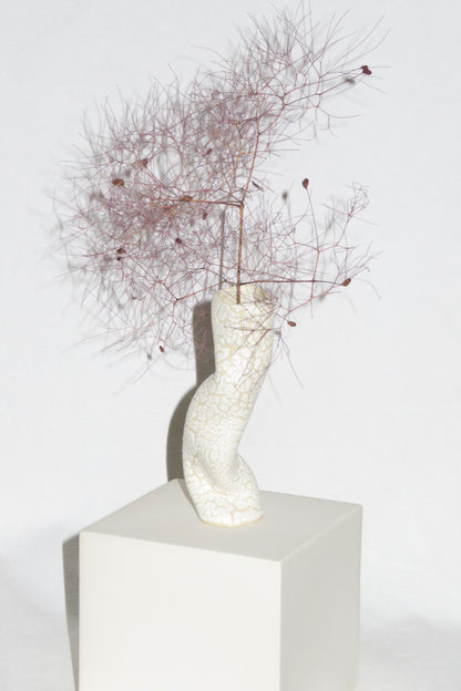 Mini Bud Vase White Snake