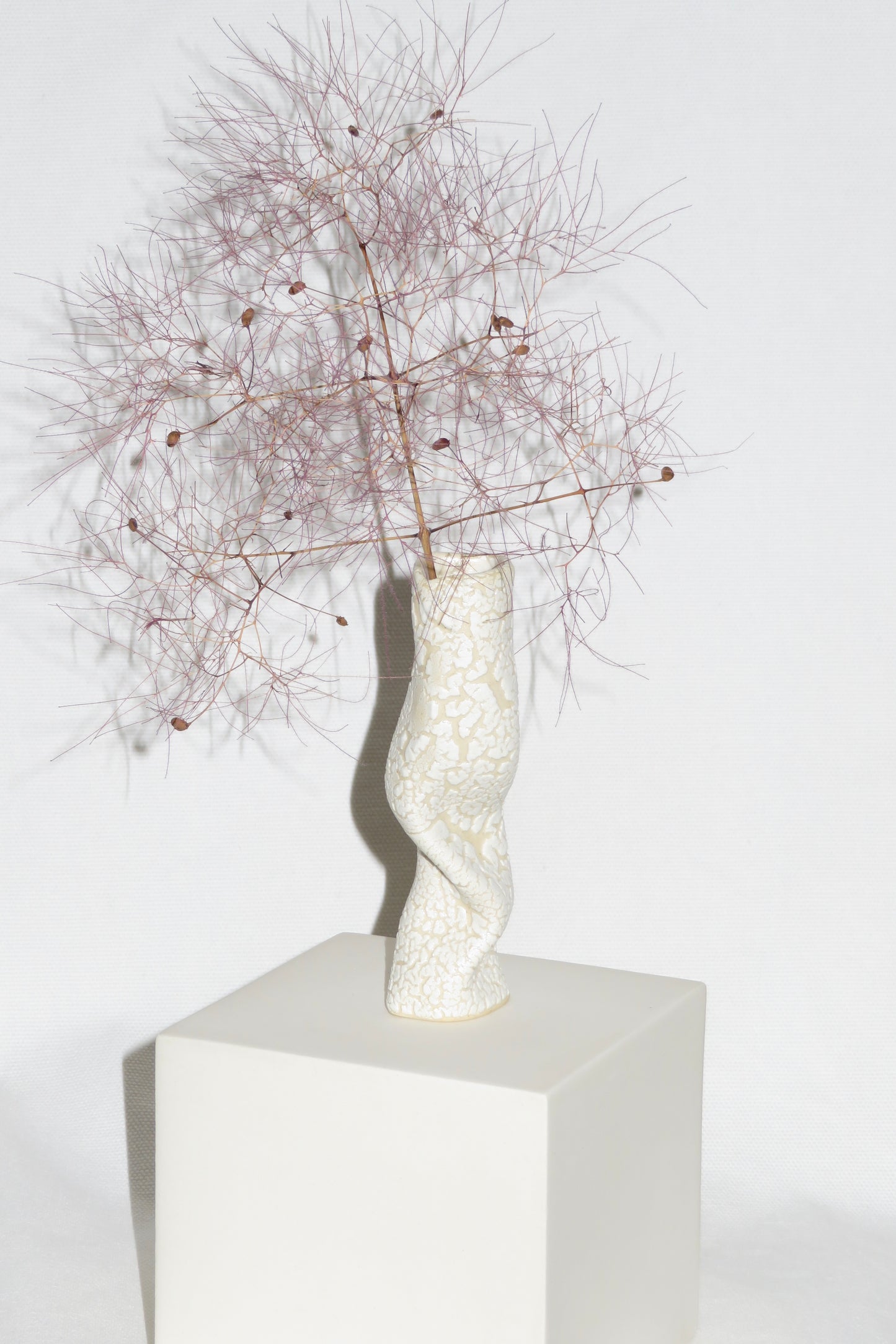 Mini Bud Vase White Snake