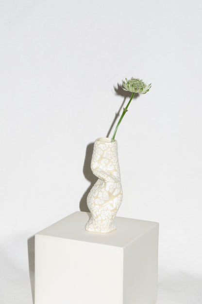 Mini Bud Vase White Snake