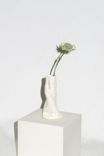 Mini Bud Vase White Snake