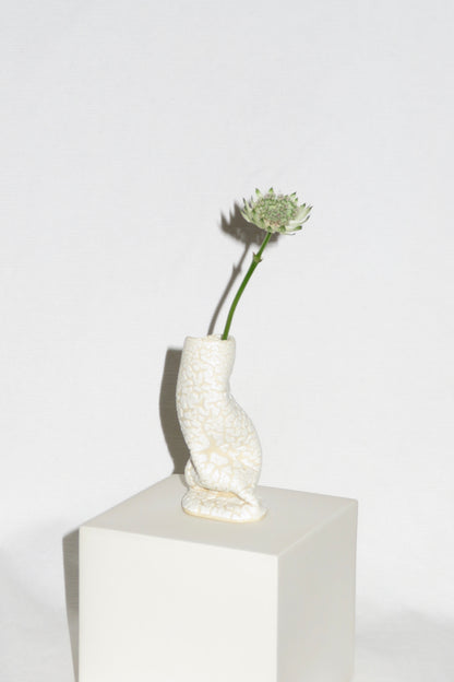 Mini Bud Vase White Snake
